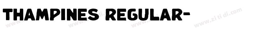 thampines regular字体转换 thampines regular字体转换